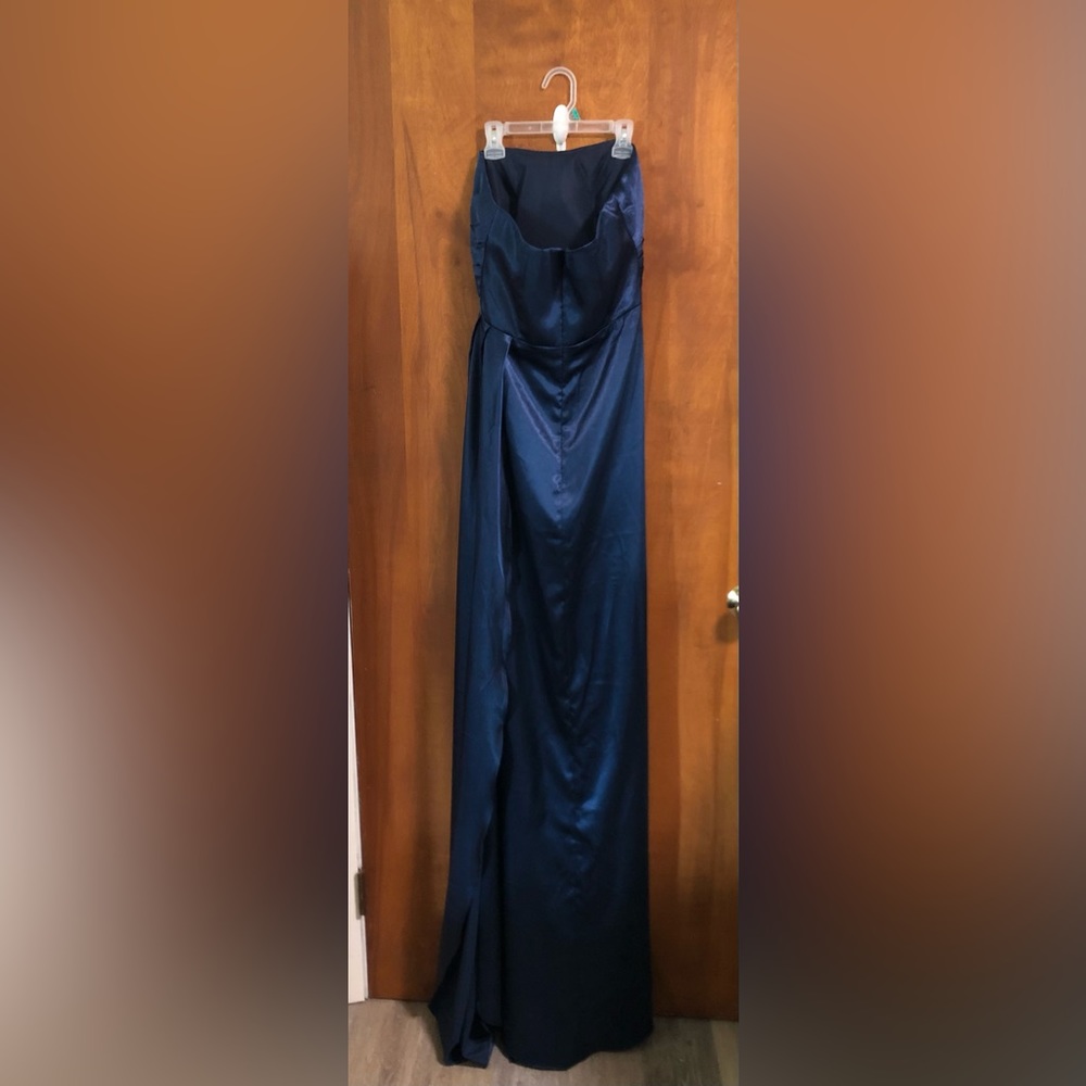 Prom Lily Navy Blue Prom Dress - Picture 3 of 3